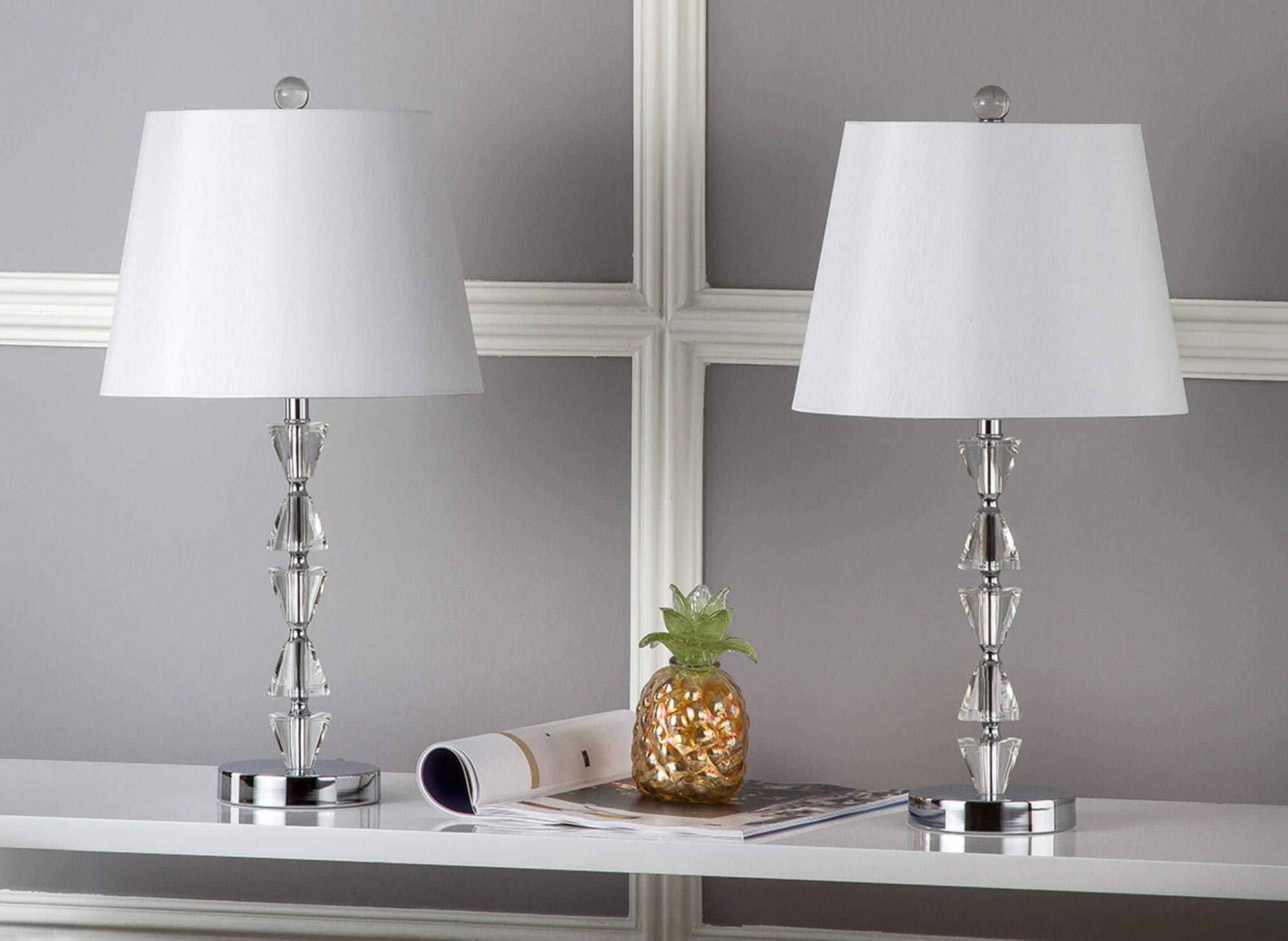 SAFAVIEH Modern Crystal Table Lamp Set of 2 - 21