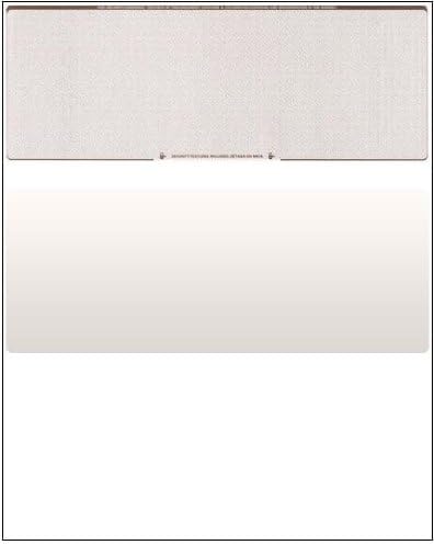 Compuchecks Check on Top Blank Check Paper - 100 Pack | QuickBooks & Laser Printer Compatible | Secure Business Checks with Voucher | 8.5