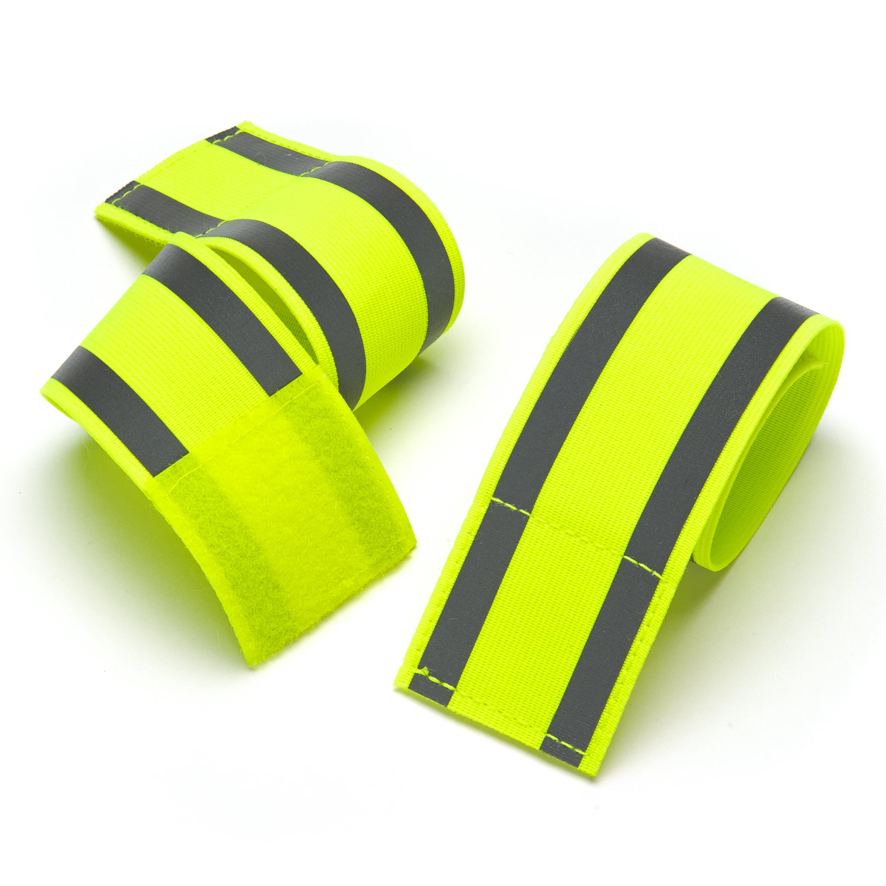 Black Mountain Products BMP Reflective Running Bands - High Visibility Safety Armbands for Jogging, Cycling & Night Activities - Stay Safe During Outdoor Exercise