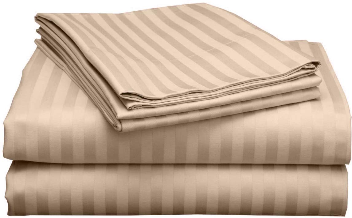 Premium 600 Thread Count Egyptian Cotton Queen Sheet Set - Deep Pocket 21-23