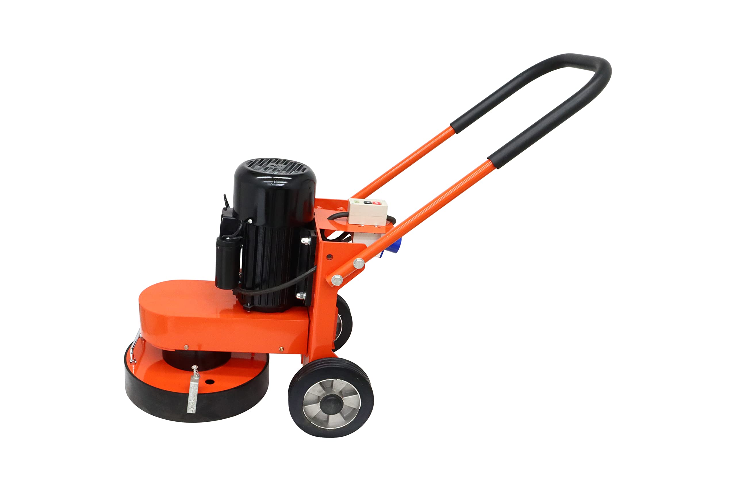INTBUYING 4000W 220V Multifunctional Hand-Push Concrete Grinder & Polisher - Perfect for Cement Floor Grinding, Smoothing, and Polishing in Warehouses, Garages, and Commercial Spaces