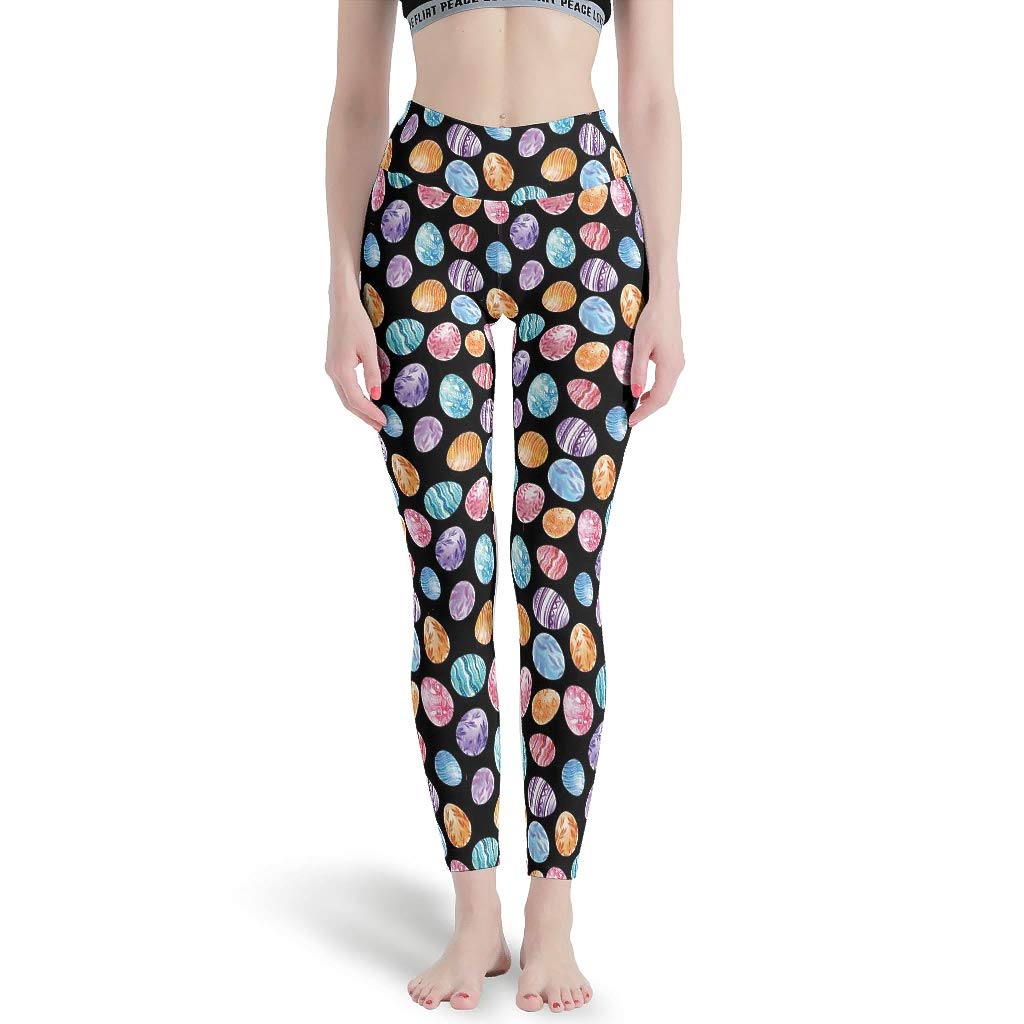 Clubdeer Women's High Waist Yoga Pants - Soft Gym Leggings for Workout & Running - Easter Gifts for Women - Perfect for Yoga, Fitness & Casual Wear