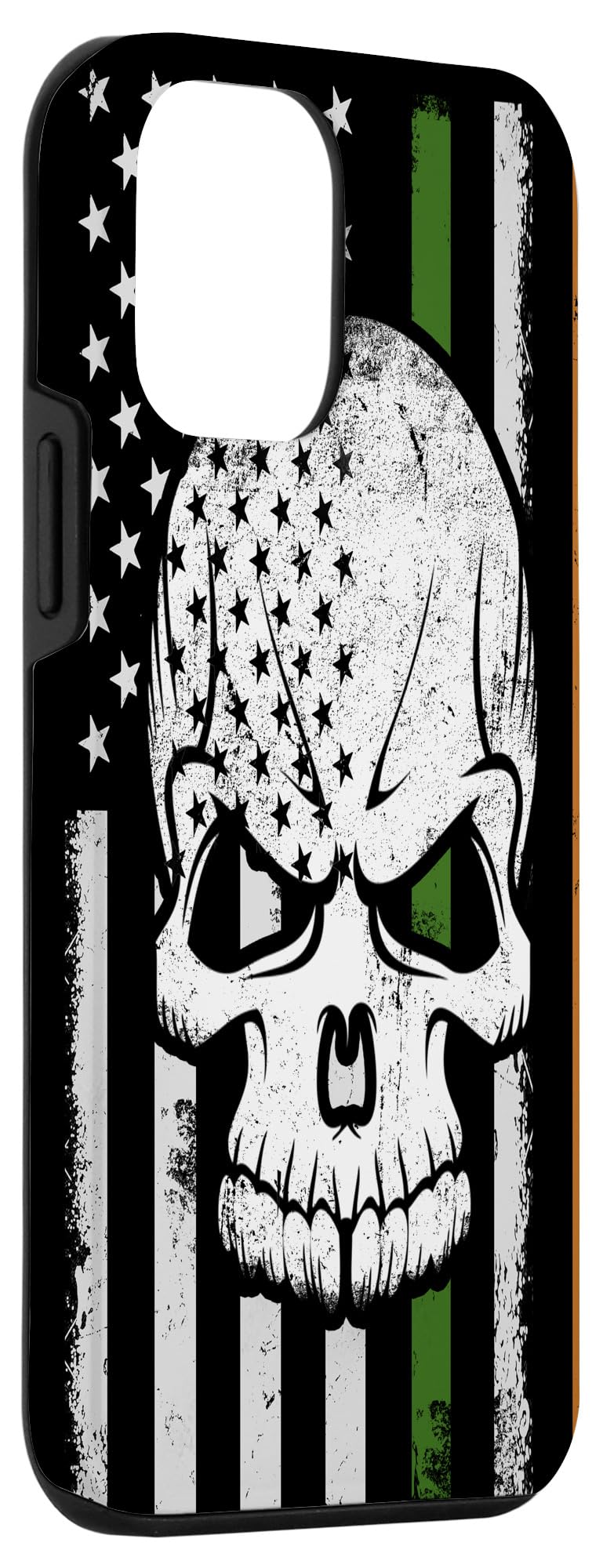 iPhone 12 Mini Case - Irish American Skull with US Flag Design | Perfect for St. Patrick's Day, Irish Heritage Events & Patriotic Celebrations
