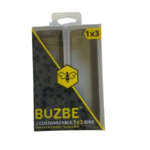 Buzbe Colony Modular Tackle Boxes - Waterproof Fishing Organizer with Adjustable Dividers - Perfect for Bass, Fly, and Saltwater Fishing Gear Storage