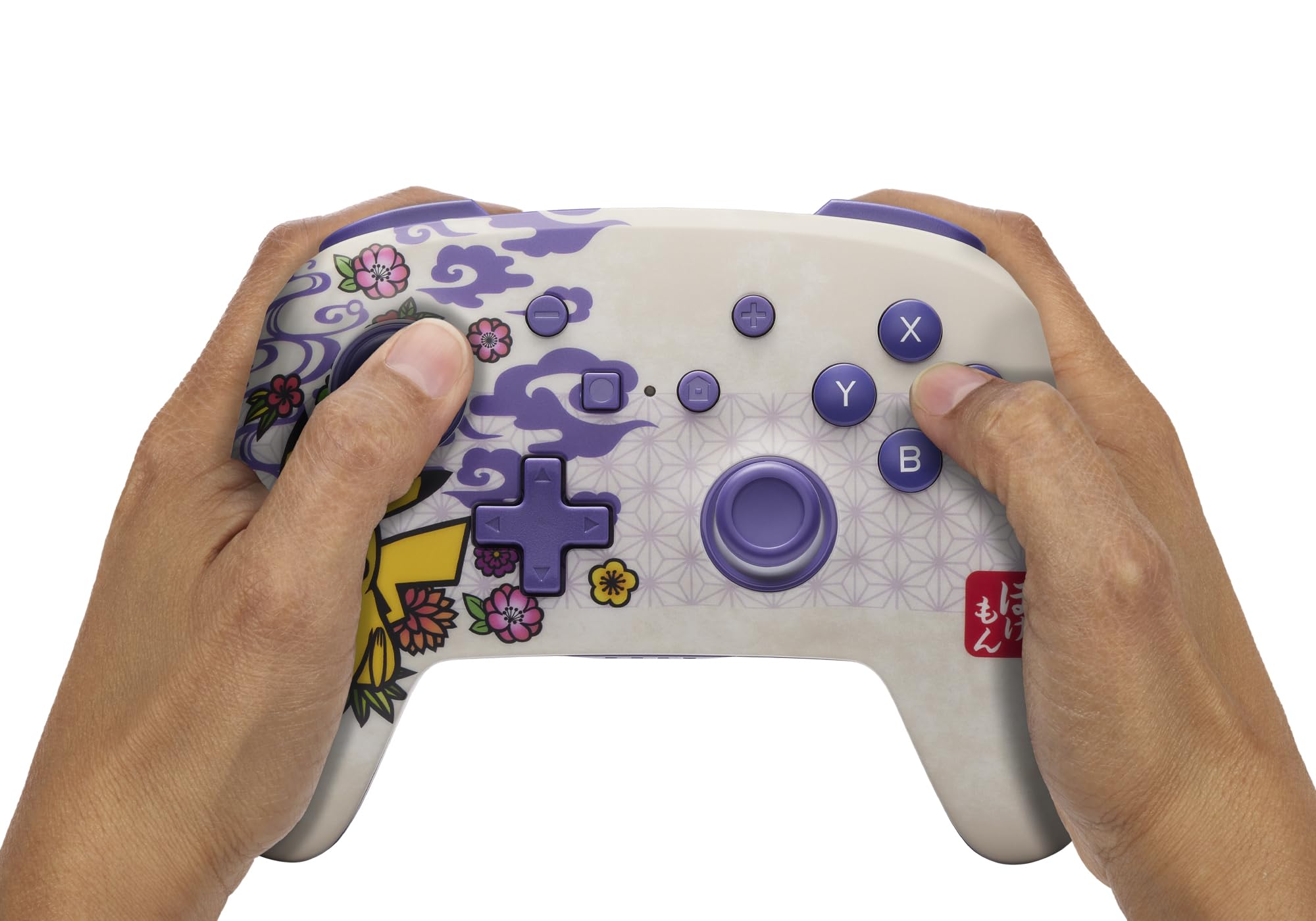 PowerA Enhanced Wireless Controller for Nintendo Switch - Pokémon Blossom | Compatible with Nintendo Switch OLED & Lite | Bluetooth Gamepad for Gaming | Perfect for Home Entertainment & Multiplayer Gaming