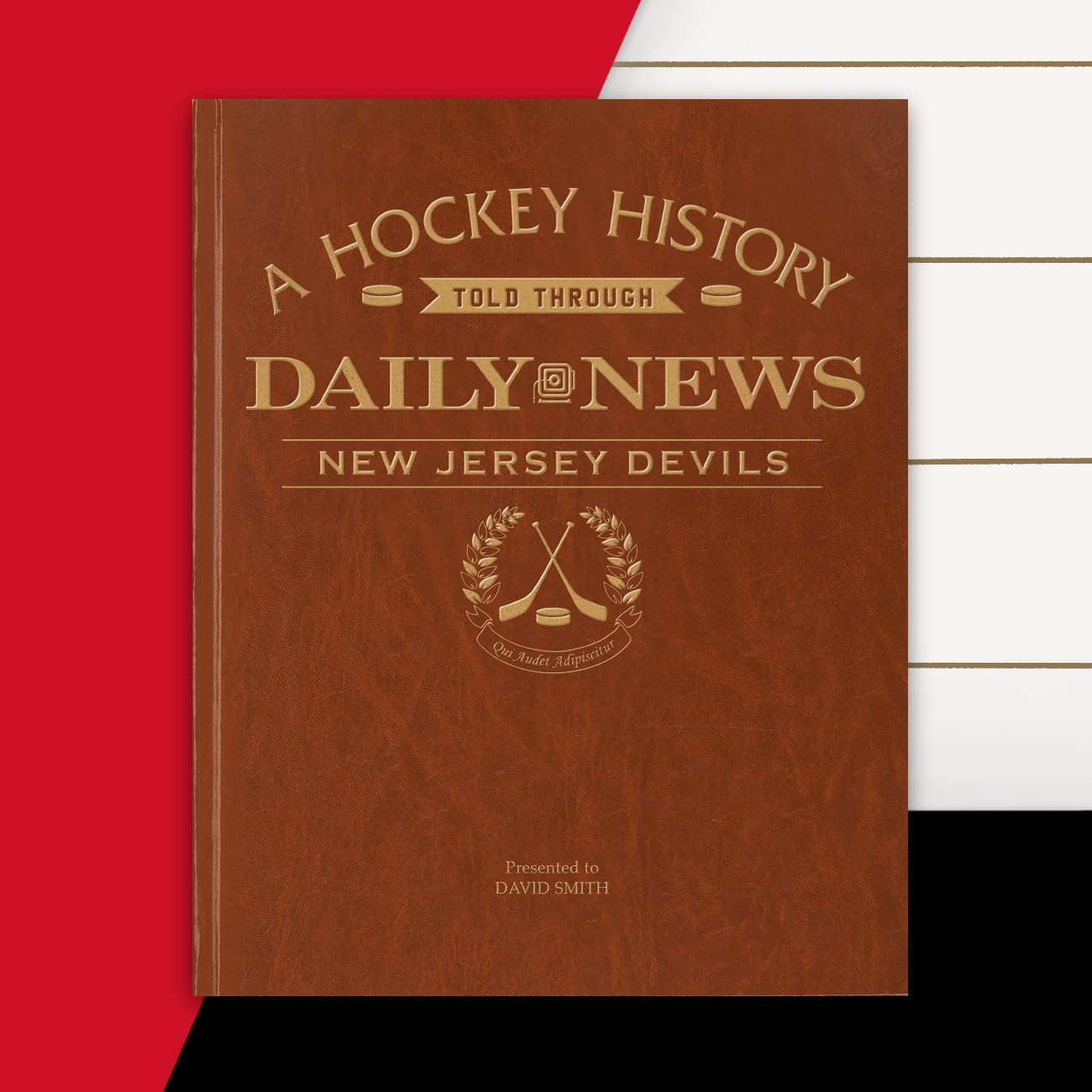 Personalized NHL Ice Hockey History Book - Custom Gold Embossed Name - A3 Large Deluxe Hardcover - Unique Sports Memorabilia Gift for Hockey Fans | Perfect for Anniversaries, Retirement Gifts & Sports Collectors