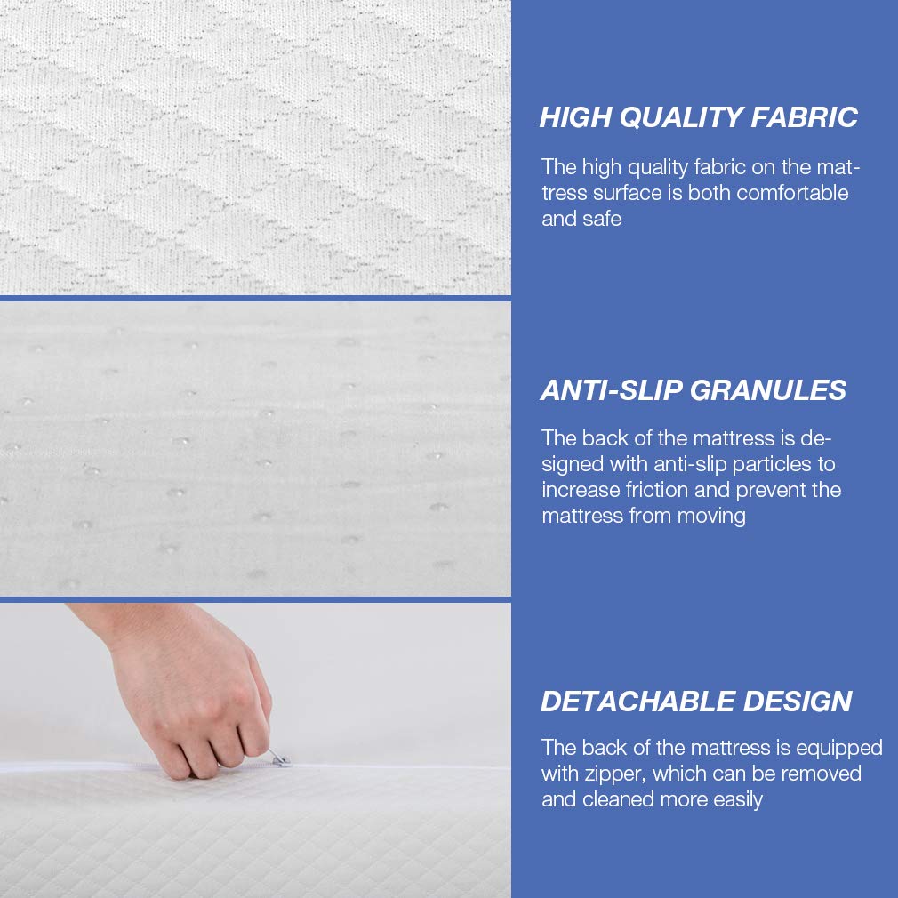 8 Inch Queen Gel Memory Foam Mattress - CertiPUR-US Certified, Medium Firm for Cool Sleep & Pressure Relief - Bed-in-a-Box for Master Bedroom, Guest Room & Dorm