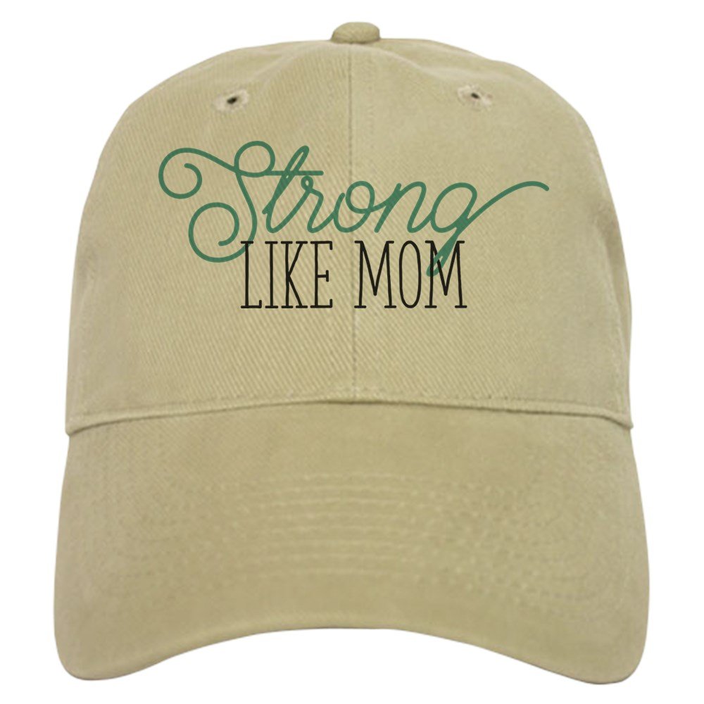 Strong Like Mom Baseball Cap - Adjustable Dad Hat for Women & Men - Perfect for Mother's Day Gifts, Family Outings & Casual Wear