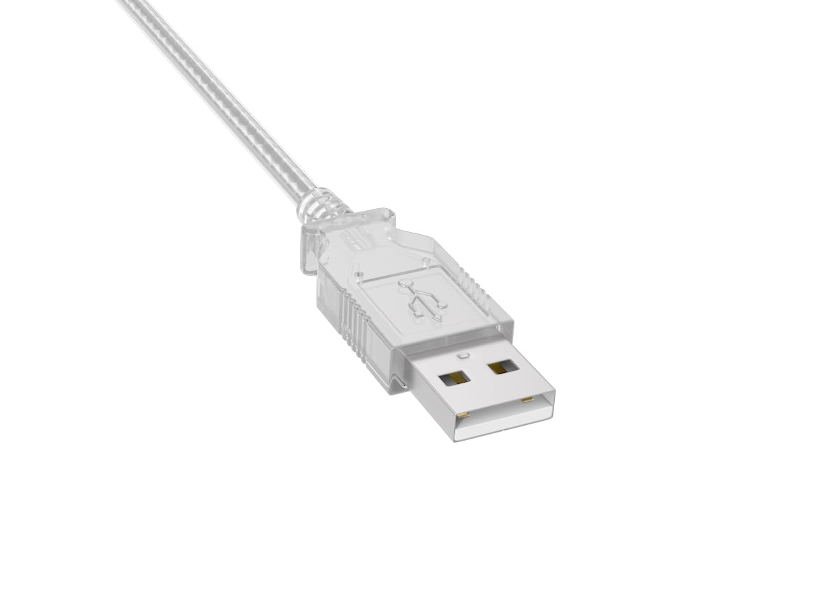 CableLeader 3ft USB 2.0 A Male to B Male Printer Cable - High Speed Data Transfer for Printers, Scanners, Hard Drives - Clear Durable Design for Office & Home Use