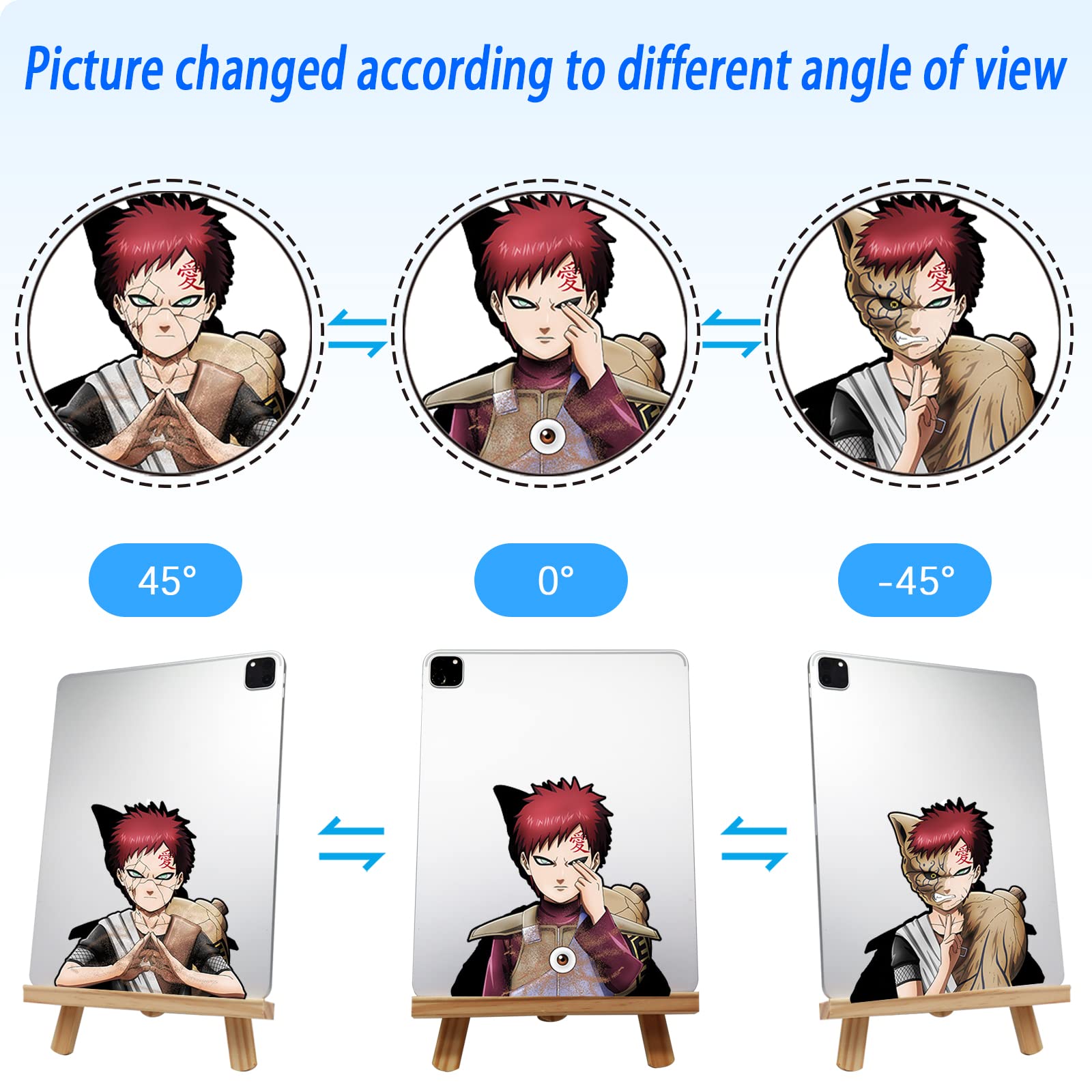 3D Motion Anime Stickers - Waterproof Car Decals for Automotive, Laptop, Skateboard & Wall Decor - Japanese Manga Vinyl Stickers - Cool Gifts for Kids & Anime Fans - Perfect for Personalizing Vehicles, Tech Devices & Room Decor