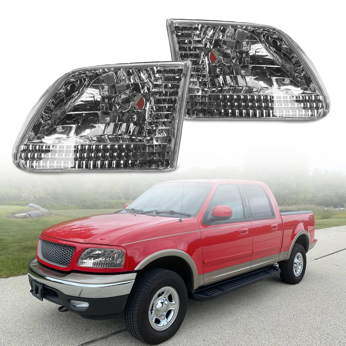 Nixon Offroad Headlights for Ford F150 F250 Expedition - High/Low Beam for Off-Roading & Night Driving