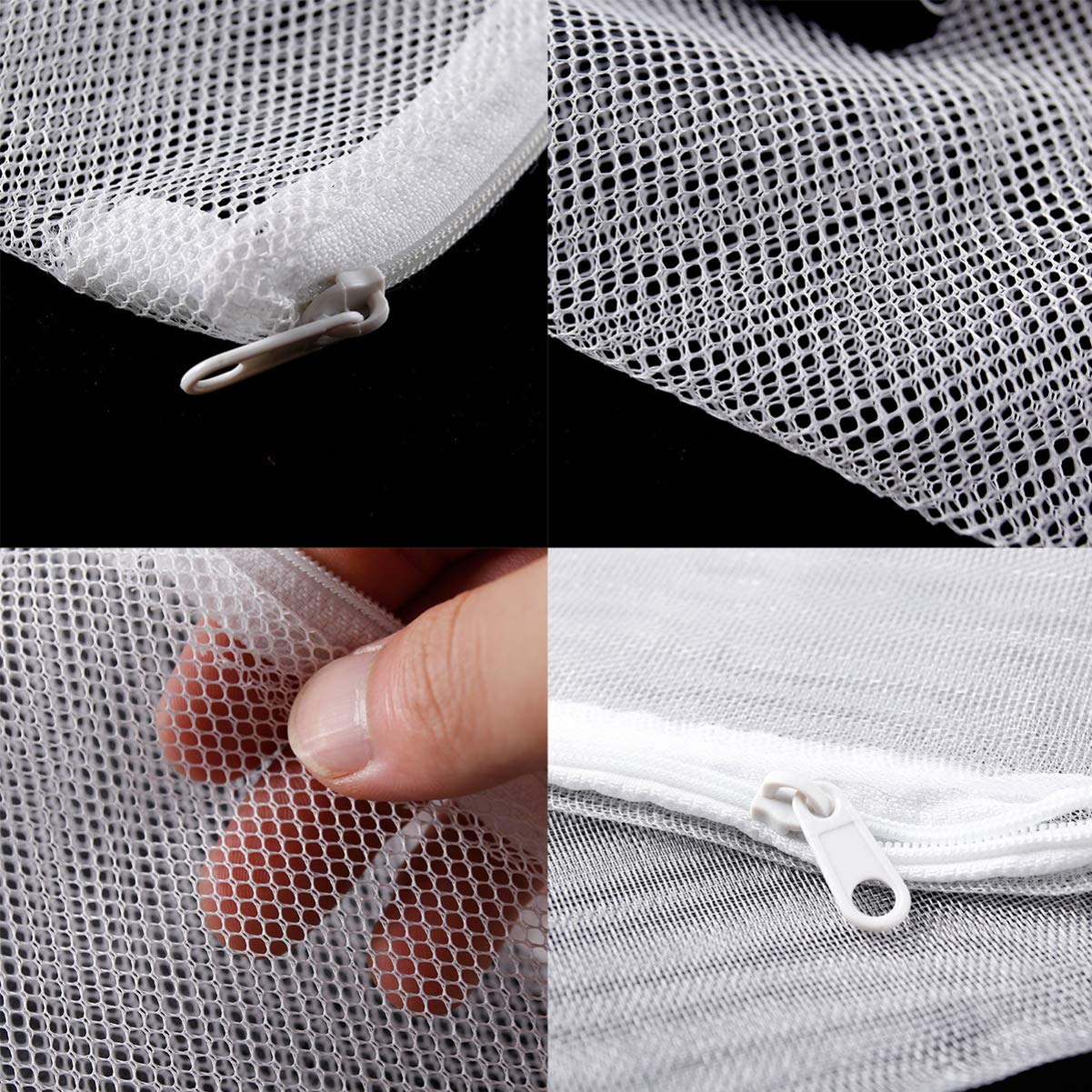 Balacoo 12pcs Aquarium Media Bags - Fish Tank Filter Mesh Bags for Water Filtration