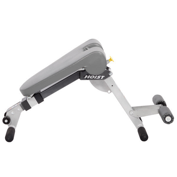 Hoist HF 4263 Adjustable Abdominal & Back Hyperextension Bench for Home Gym - Perfect for Core Workouts and Strength Training