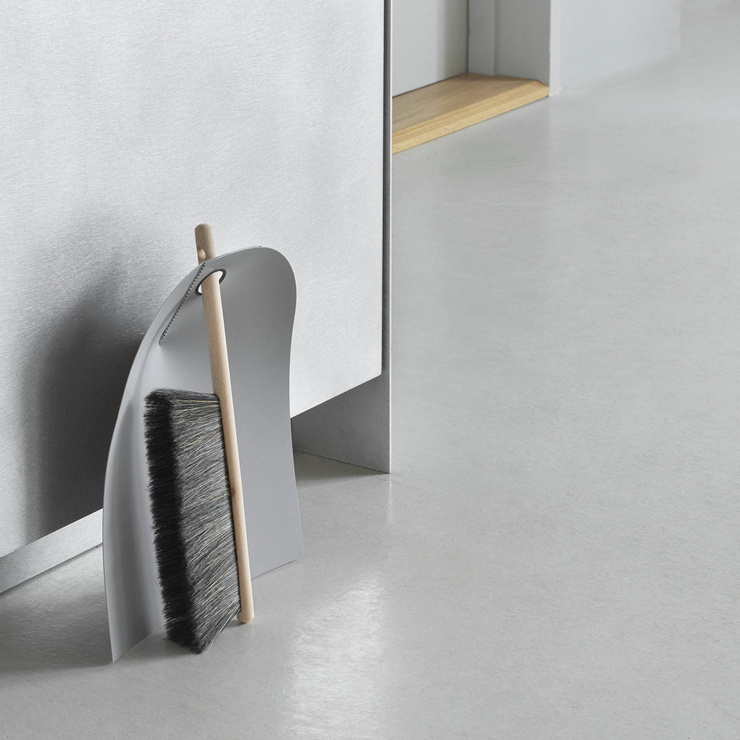 6-Pack Heavy Duty Dustpan and Broom Set with Long Handle - Ideal for Home, Kitchen, Garage, and Office Cleaning