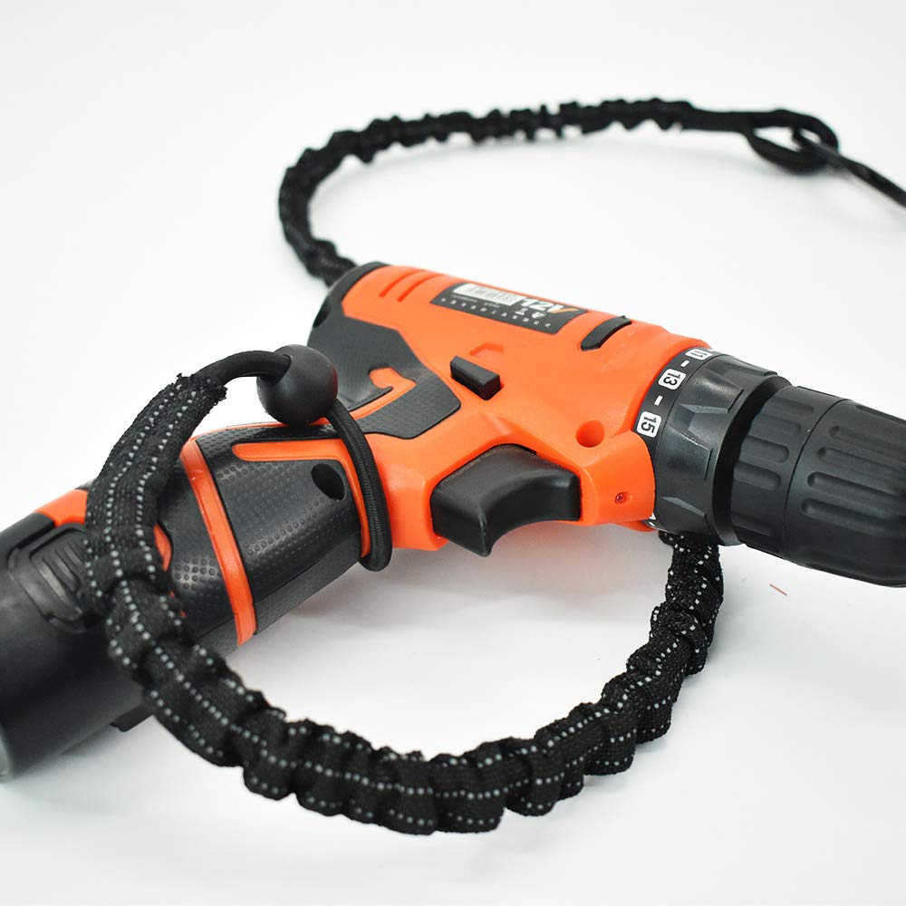 3 Pack Tool Lanyard with Safety Hook - Heavy Duty Fall Protection Equipment for Construction Workers | Prevent Dropped Tools on Job Sites