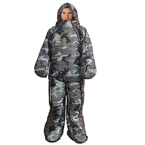 Ultralight Warm Adult Sleeping Bag for Winter Camping - Portable Indoor & Outdoor Use - Perfect for Hiking, Backpacking, and Cold Weather Adventures