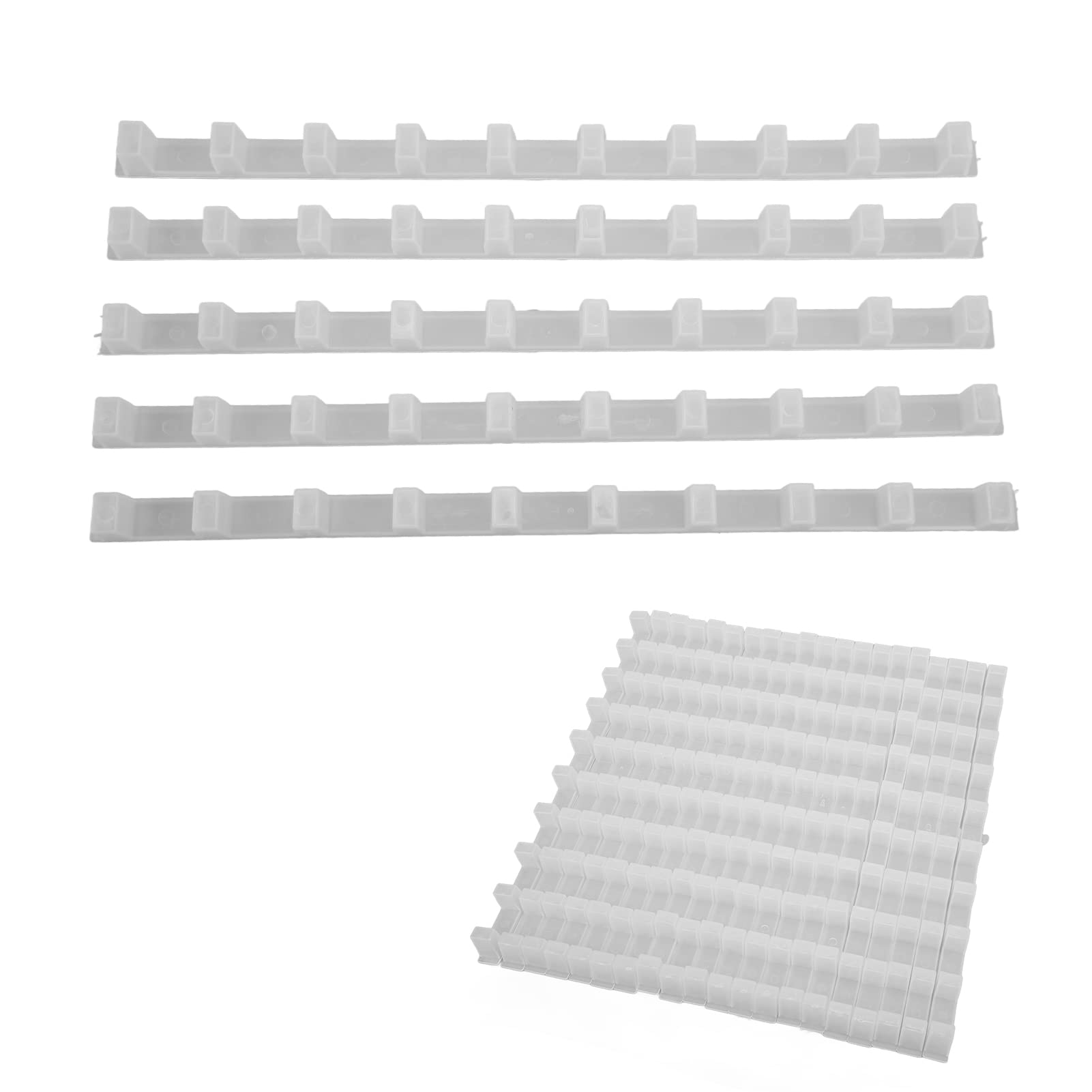 EVTSCAN Plastic Beehive Frame Spacers - 20 Pack Beekeeping Tools for Perfect Hive Frame Spacing | Ideal for Honey Production, Pollination & Backyard Beekeeping