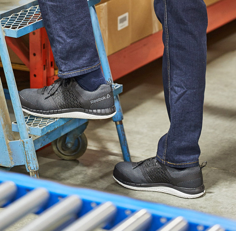 Reebok Print Work ULTK Men's Composite Toe Athletic Work Shoes IB4249 - Lightweight Safety Footwear for Construction, Warehouse & Industrial Work