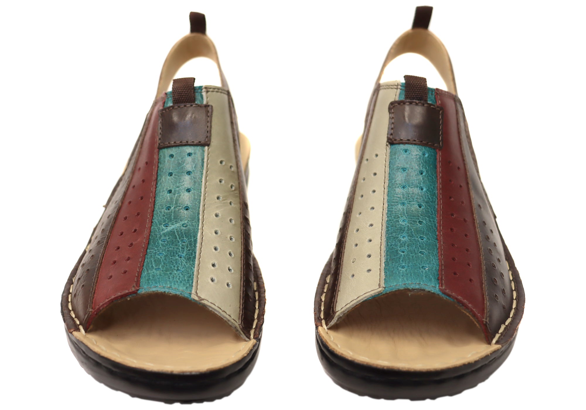 Levecomfort Sandi Women's Brazilian Comfortable Leather Sandals - Stylish & Supportive Summer Footwear for Beach, Travel & Casual Wear