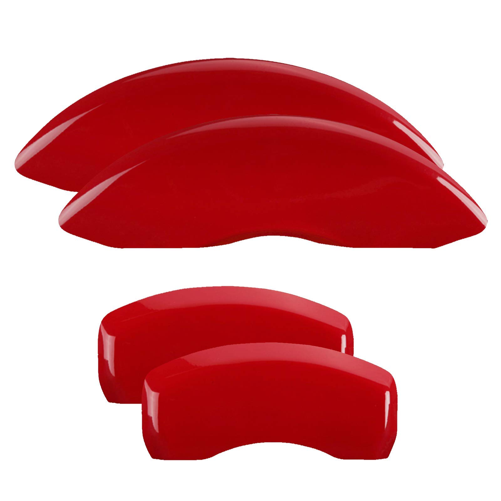Red Brake Caliper Covers for 2011-2023 Dodge Challenger & Charger - Front & Rear Set - MGP Caliper Covers - Upgrade Your Car's Style for Racing & Street Performance