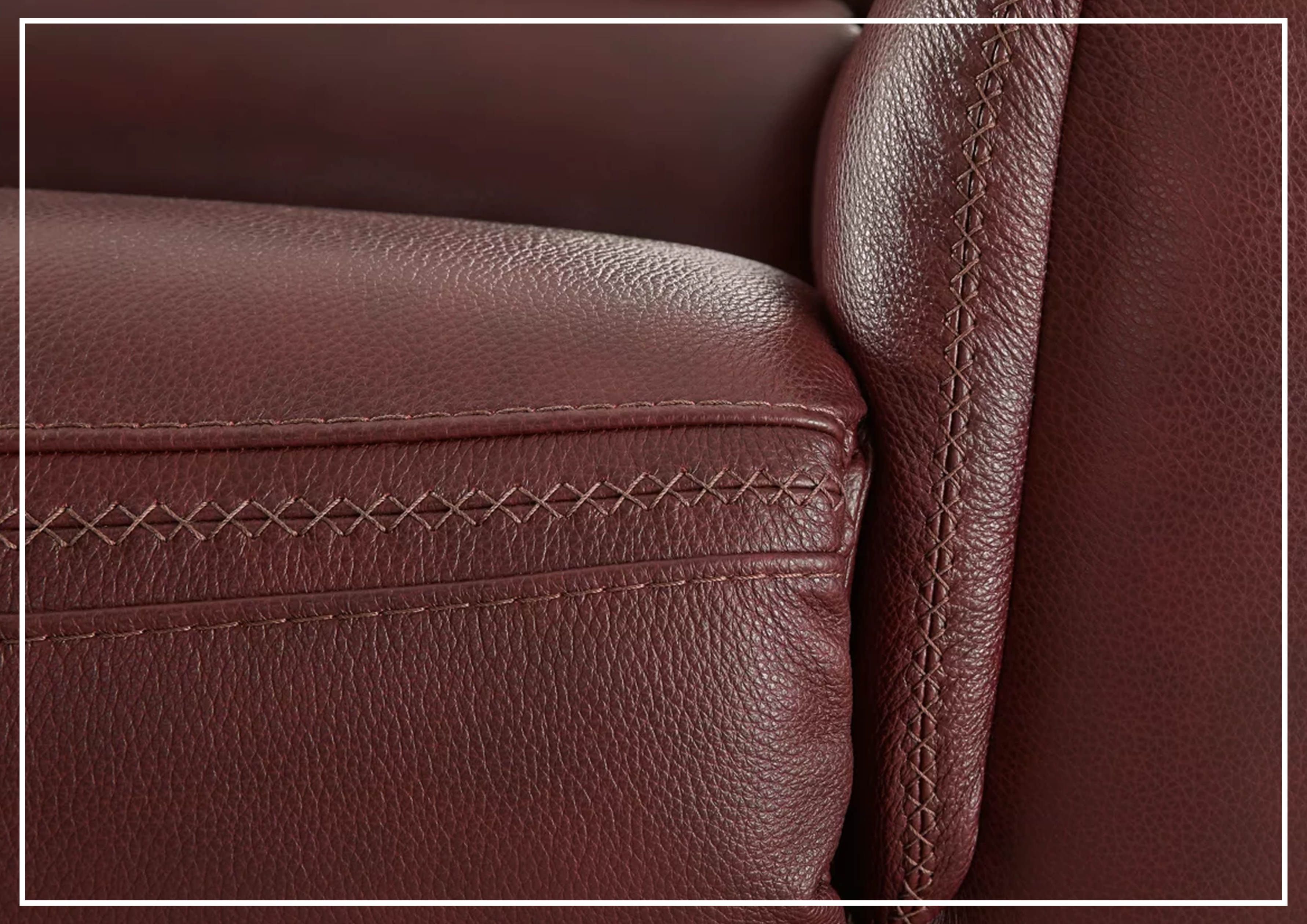 Gio Italia Adriano Premium Leather Dual Power Reclining Sofa - Modern Electric Recliner Couch for Living Room, Home Theater & Lounge Comfort