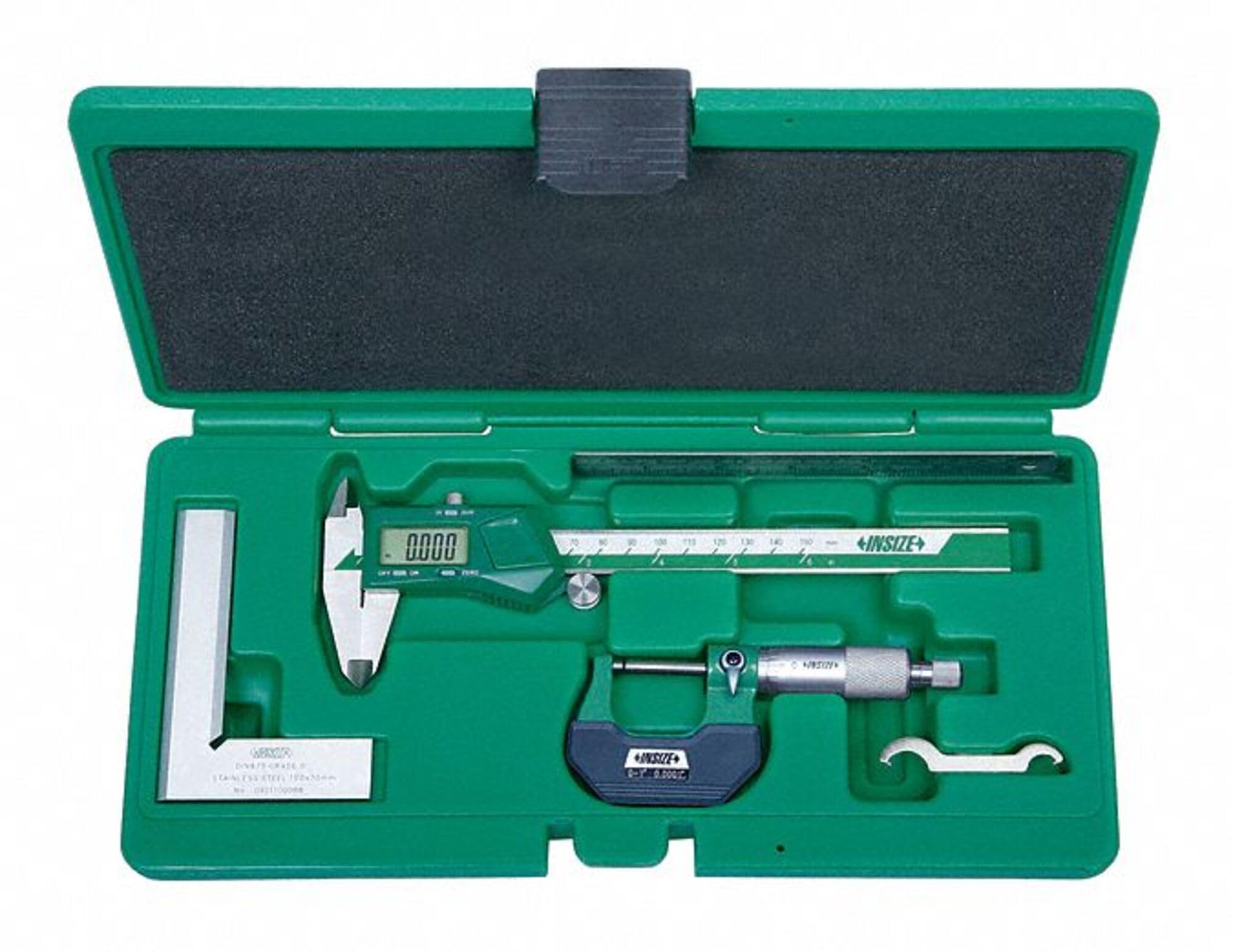 **INSIZE 5042-E 4-Piece Precision Measuring Tool Set - Ideal for Engineering, Metalworking & DIY Projects**