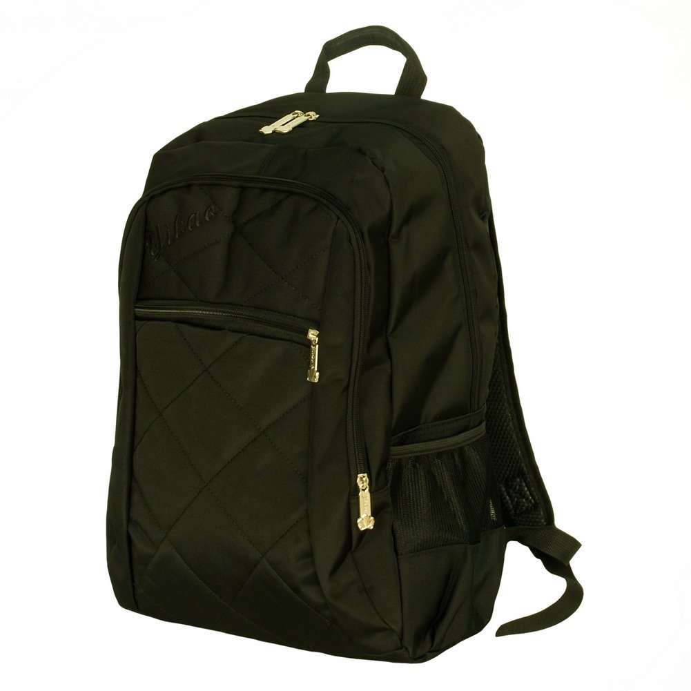 Blancho Diamond Check Stylish Backpack for Men & Women - Lightweight Daypack for Travel, Hiking, School & Work - Durable Outdoor Backpack with Laptop Compartment - Black