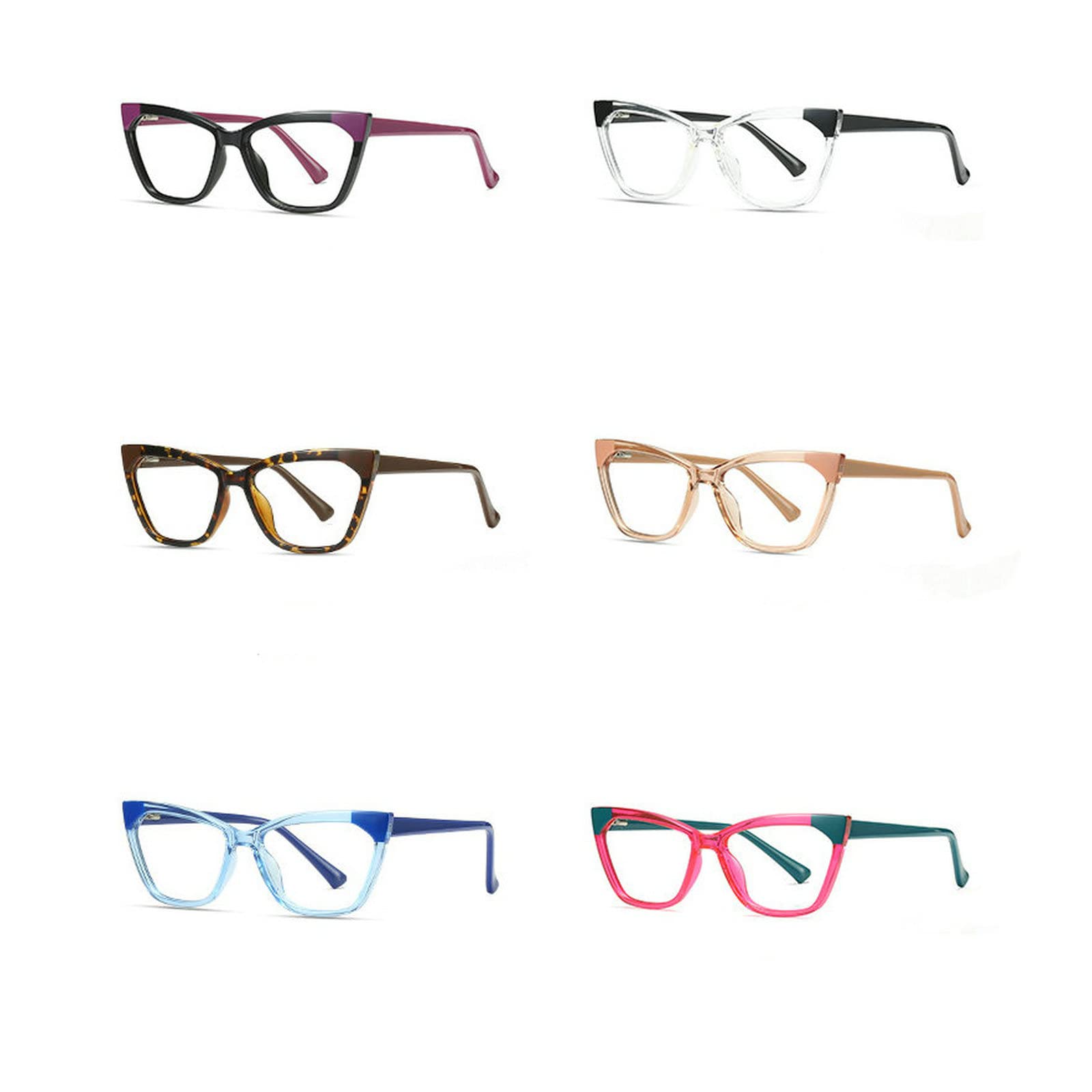 Blue Light Blocking Reading Glasses - Retro Cat Eye TR90 Spring Hinge Readers for Women & Men - Fashionable & Comfortable Eyewear for Computer Work, Reading & Screen Time
