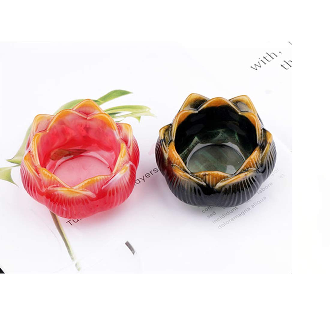Lotus Tealight Candle Holder Silicone Molds - DIY Resin Casting Molds for Epoxy Jewelry, Trinket Trays & Home Decor Crafts - Perfect for Wedding Centerpieces, Spa Relaxation & Gift Making