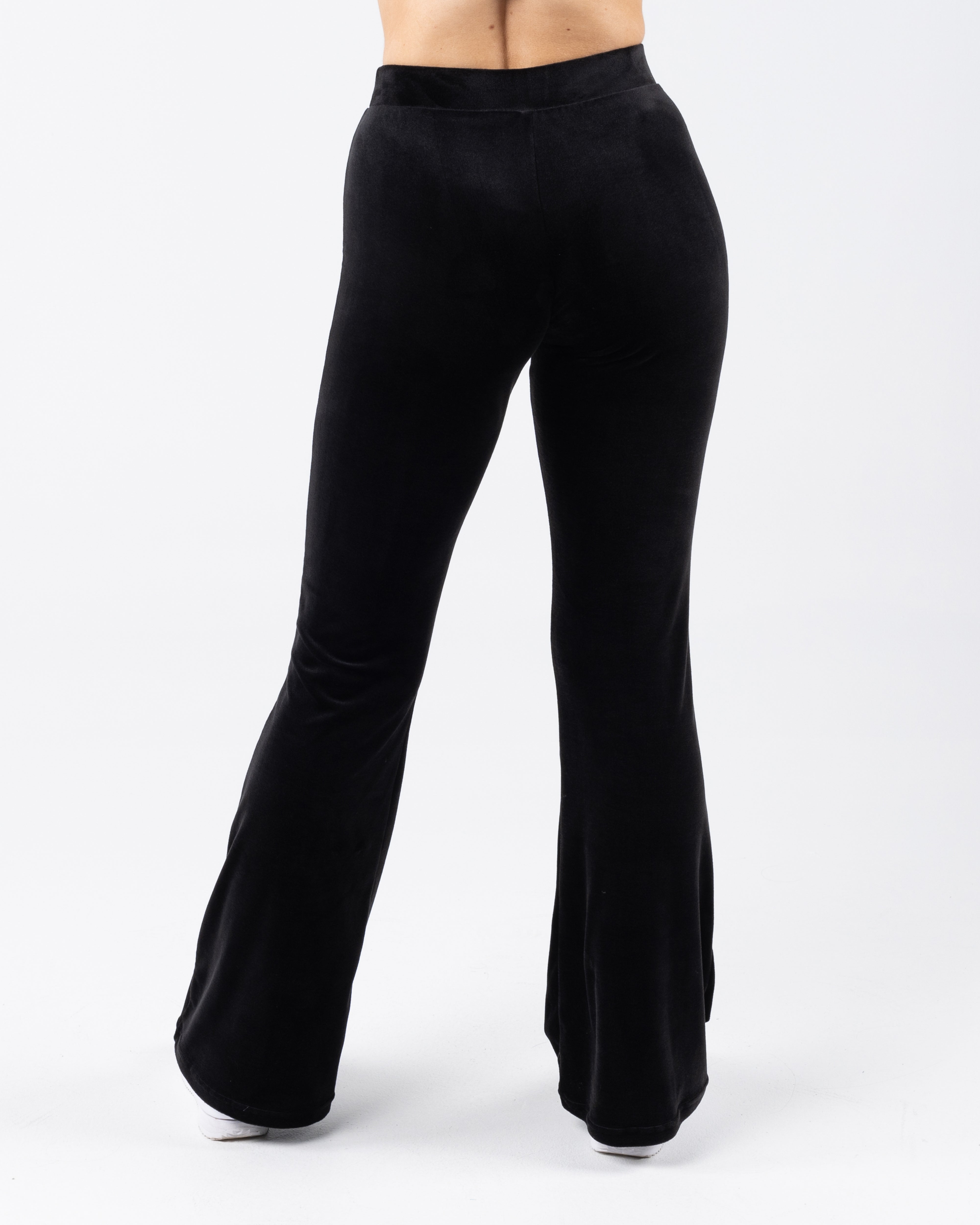 Black Velour Pants for Women - Soft & Stylish Lounge Pants for Home, Yoga, and Casual Wear