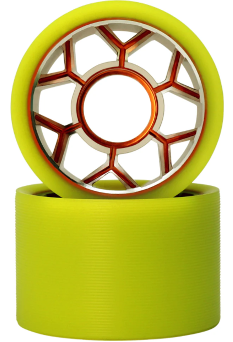 VNLA Backspin ASTRO Wheels 96A 98A - Premium Indoor Roller Skating Wheels for Artistic Skating, Dance & Rink Performance