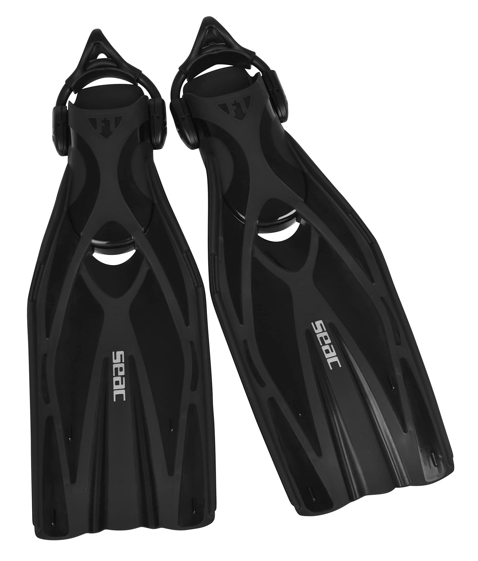 SEAC F1 S Ultra Light Scuba Diving Fins with Adjustable Sling Strap - Perfect for Snorkeling, Free Diving & Underwater Photography