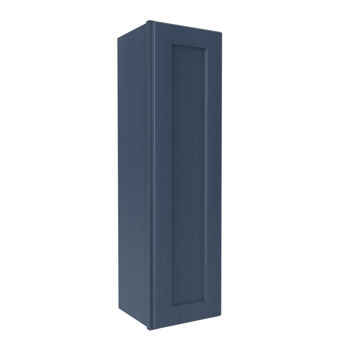 42 Inch Blue Shaker Wall Cabinet - 12W x 42H x 12D - Ready-to-Assemble Kitchen Storage for Bathroom, Laundry Room & Home Organization