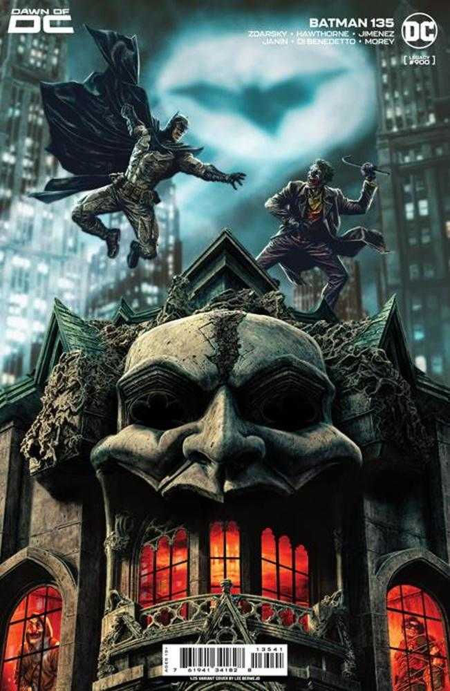 Batman #135 Comic Book - Lee Bermejo 1:25 Card Stock Variant Cover (Issue #900) | DC Comics Collector's Edition for Display & Investment
