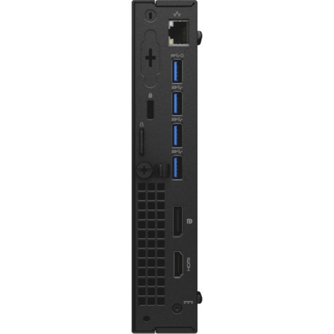 Refurbished Dell OptiPlex 7040 Micro Desktop - Intel Core i7-6700T 2.8GHz, 16GB RAM, 256GB SSD, Windows 10 Pro - Compact Mini PC for Home Office, Business & Gaming
