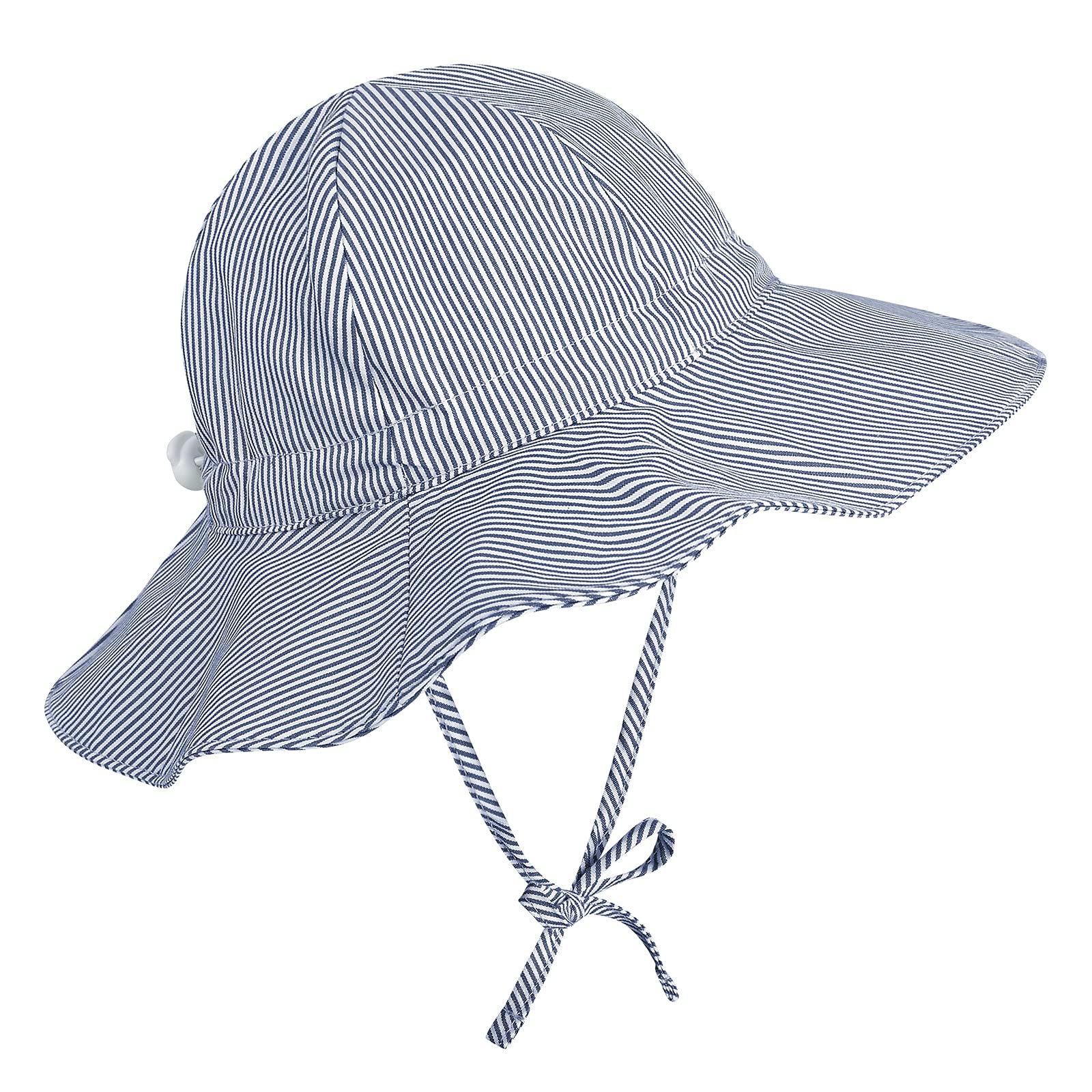 UPF 50+ Baby Sun Hat for Toddlers & Kids - Wide Brim Bucket Cap for Girls & Boys - Summer Beach Outdoor Protection - Perfect for Park, Pool, and Vacation Trips