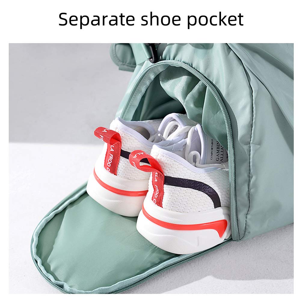**MINTEGRA Gym Bag for Men & Women - Large Waterproof Duffle Bag with Shoe Compartment & Wet Pocket - Perfect for Travel, Fitness, Swimming & Beach Activities**