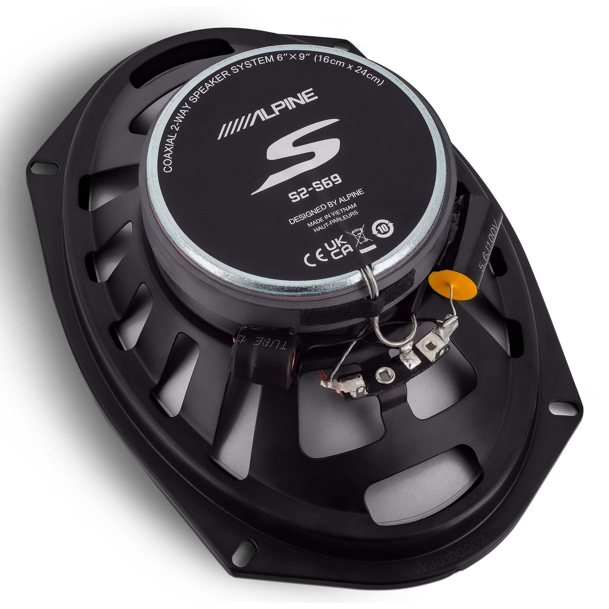 Alpine S2 S65/S2 S69 2-Way Coaxial Car Speakers - 6.5