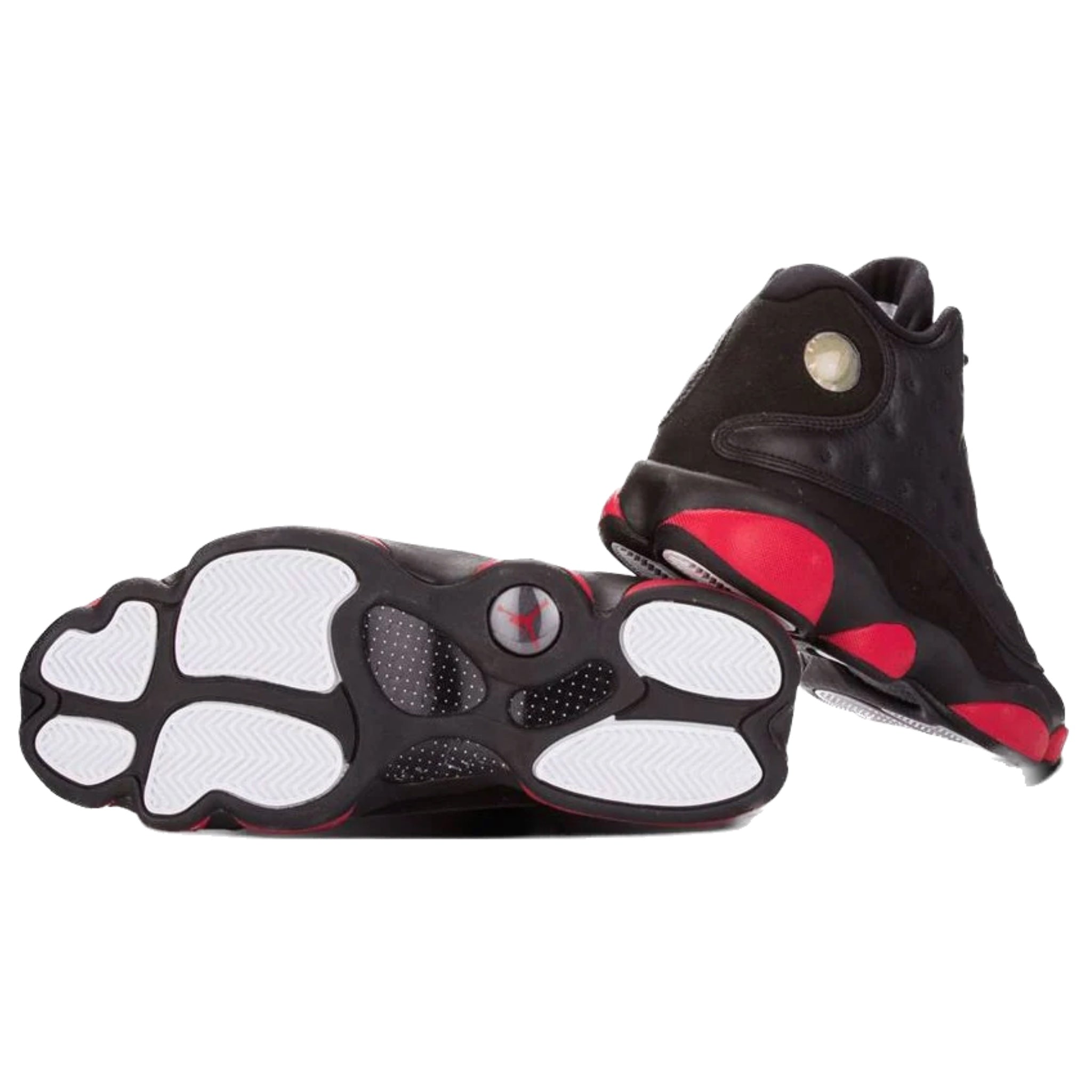 Air Jordan 13 Retro Dirty Bred Black Gym Red Basketball Shoes - Men's High-Top Sneakers for Court Performance & Street Style