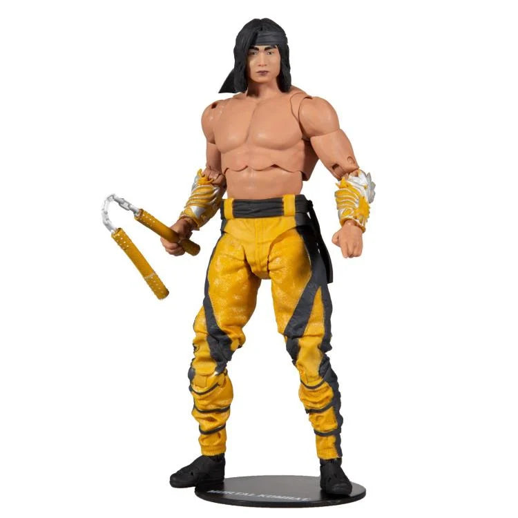 Mortal Kombat XI Liu Kang Fighting Abbot 6-Inch Collectible Action Figure - Video Game Character Model for Display & Combat Play