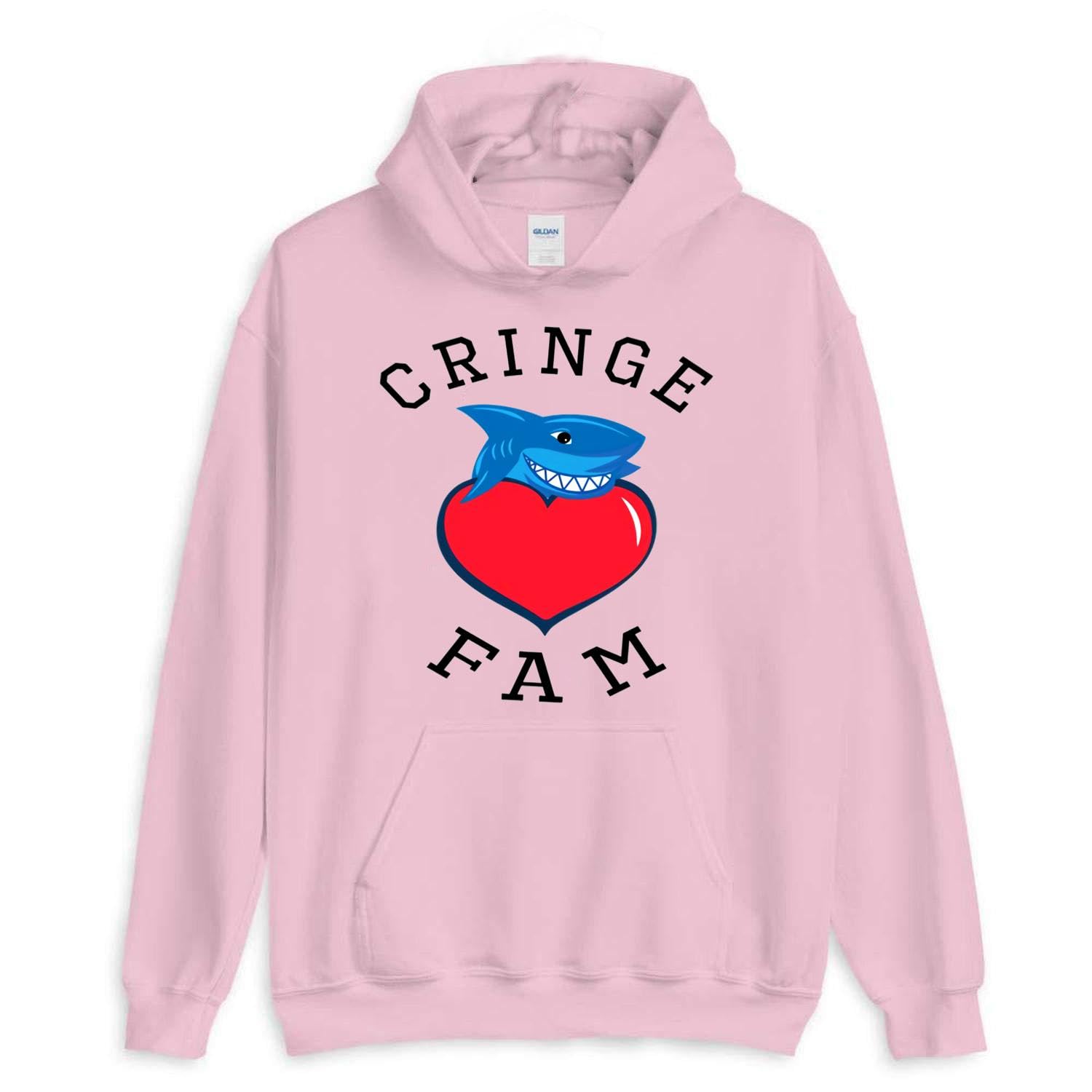 Cringe Fam Merch Logo T-Shirt - Youth, Kids, Men & Women's Graphic Tee - Funny Birthday Gift Idea (Black) | Perfect for Family Reunions, Birthday Parties & Casual Wear