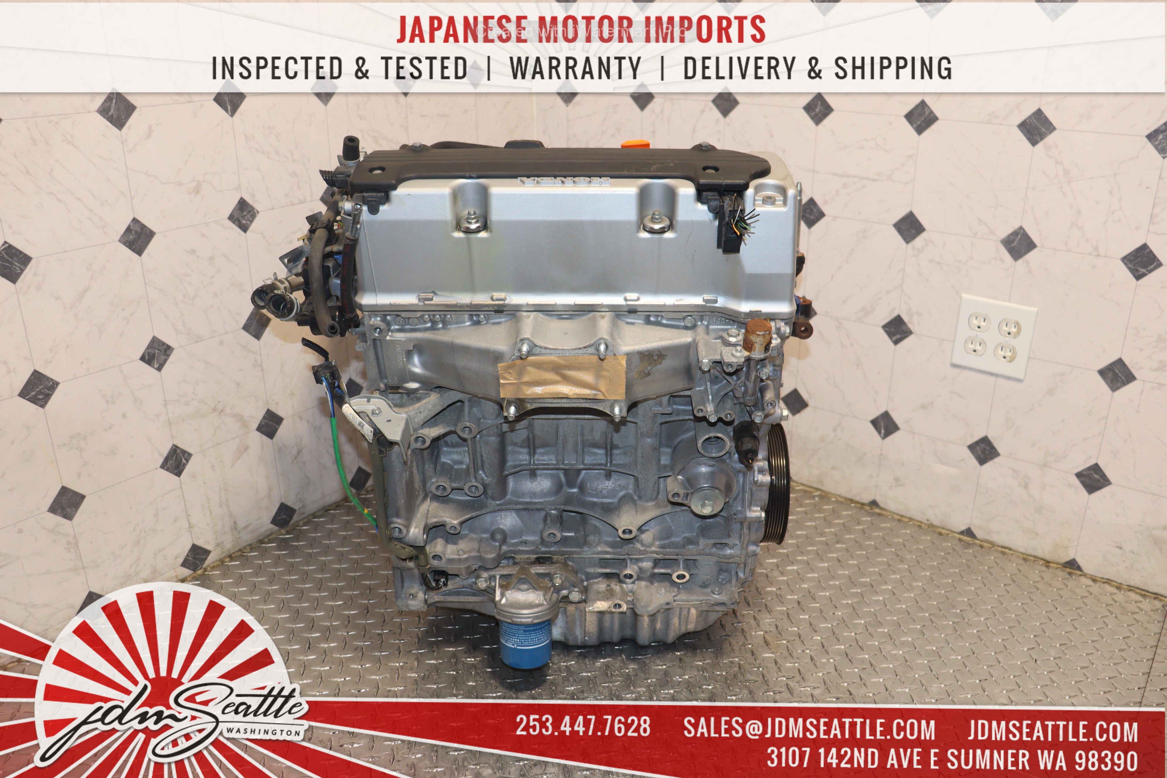 JDM 2012-2015 Honda Civic Si K24A 2.4L Engine RB3 - High Performance Motor Upgrade for Racing & Street Tuning