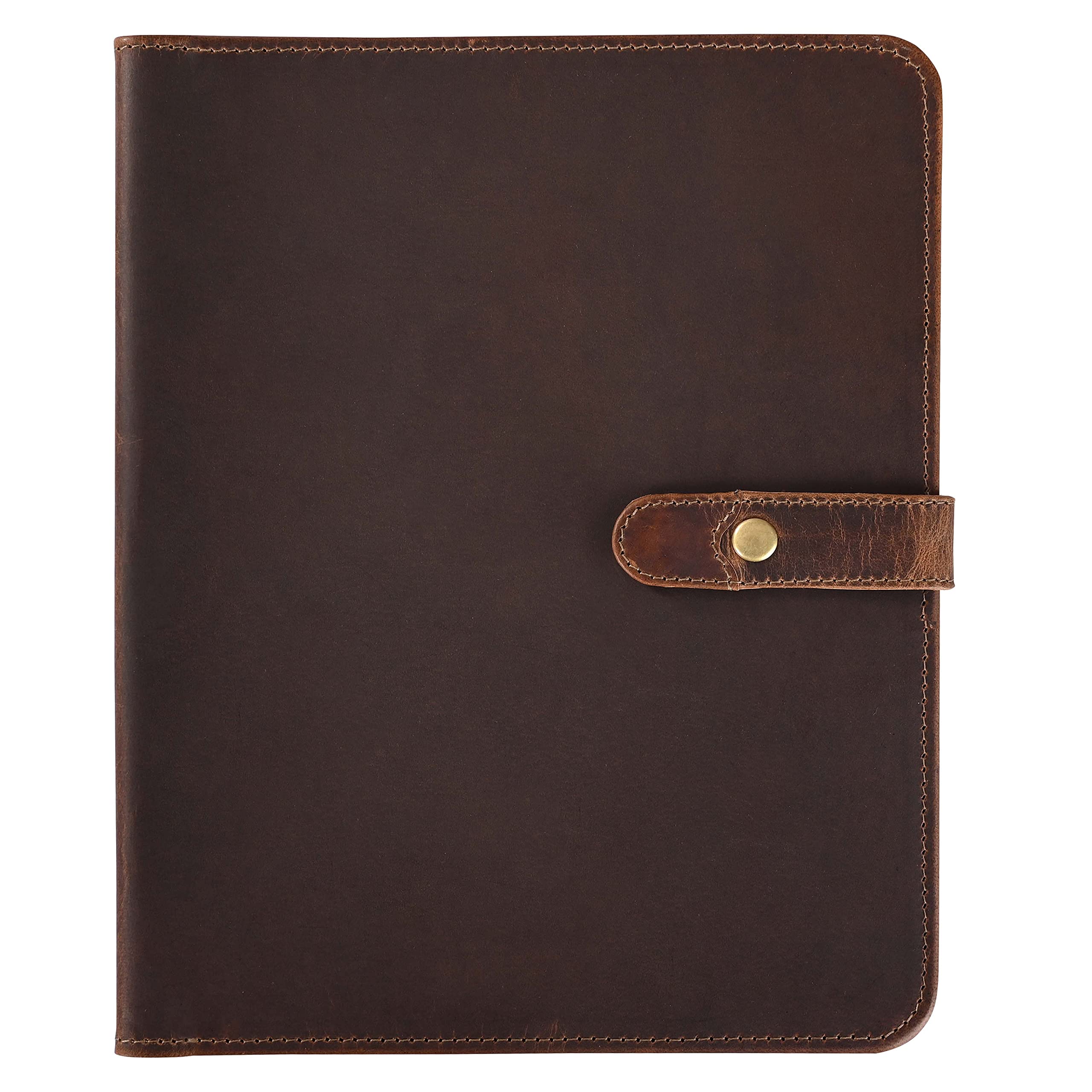 Elizo Premium Leather Notebook Cover for XL Moleskine Cahier - Refillable Journal & Planner Cover - Fits 7.5