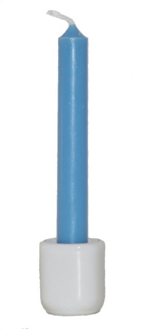 Light Blue Scented Chime Candle - Relaxing Aromatherapy for Home, Spa & Meditation | Soothing Ambiance for Bedroom, Bath & Yoga Studio