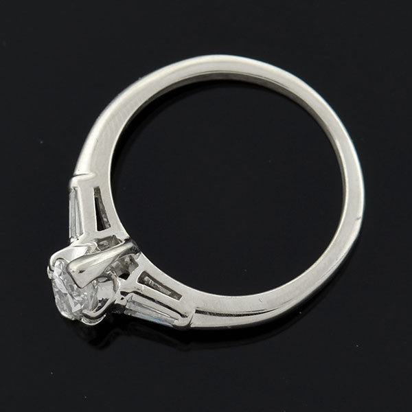 Vintage Style Platinum Marquise Cut Diamond Ring - 0.84 Carat Solitaire Engagement Ring for Women, Perfect for Weddings, Anniversaries & Special Occasions