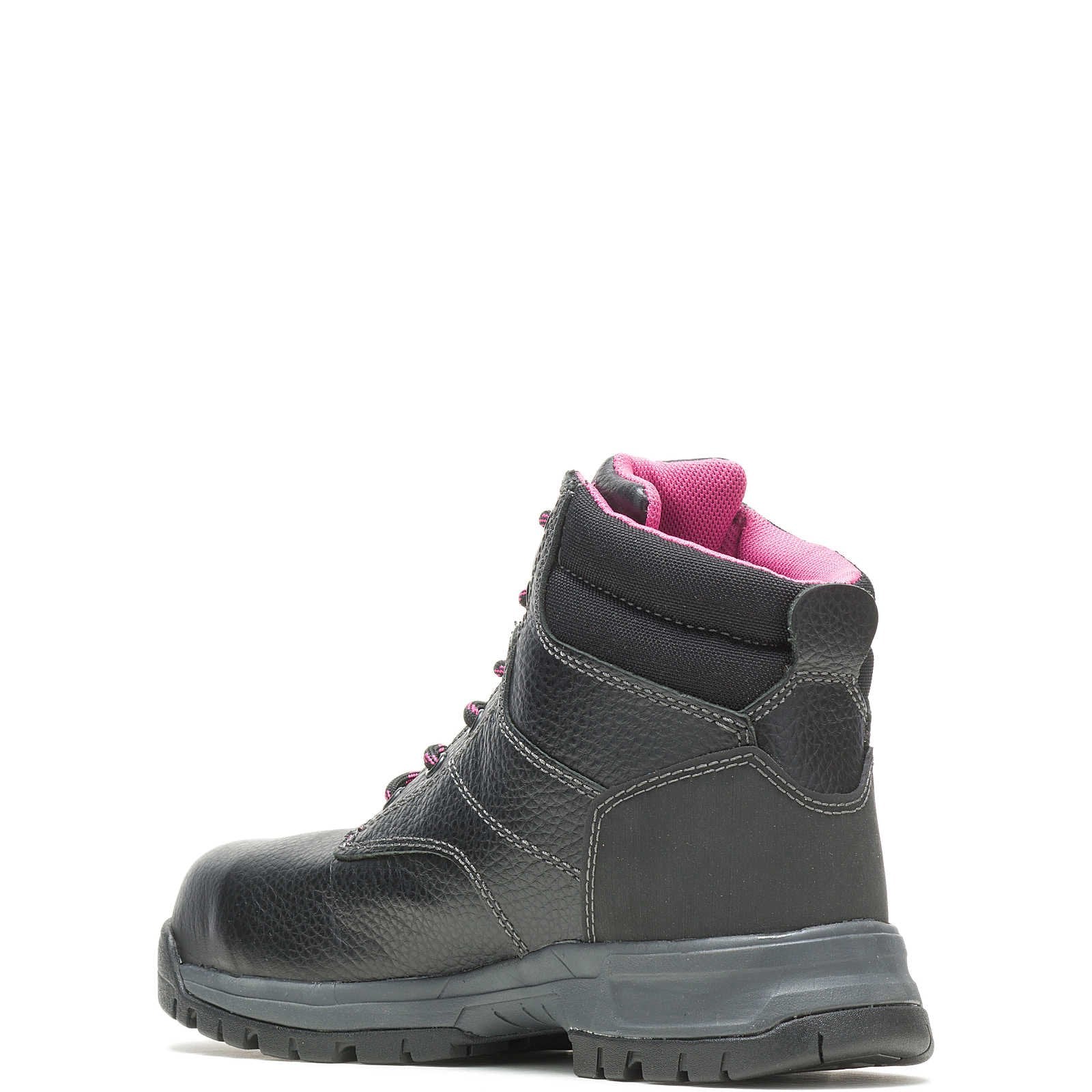 **Piper Women's Waterproof Composite Toe Work Boots - Black Safety Shoes for Construction, Hiking & Outdoor Work**