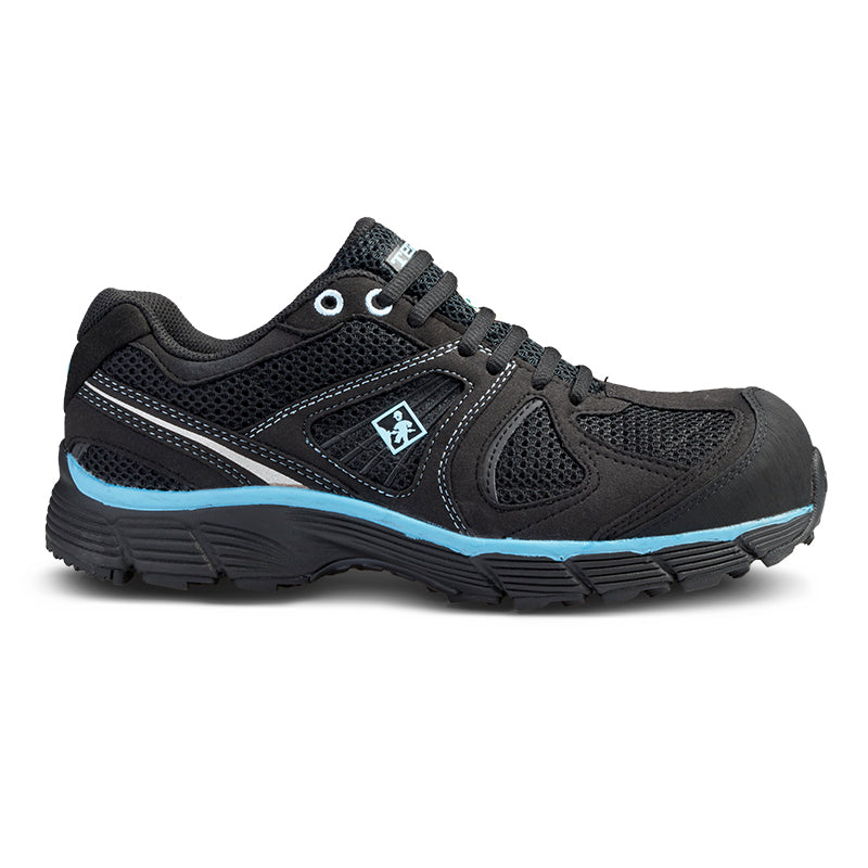 Terra Pacer 2.0 Women's Composite Toe Athletic Work Shoes - Lightweight Safety Shoes for Women, Slip Resistant & Comfortable - Perfect for Construction, Warehouse, Nursing & Healthcare Jobs