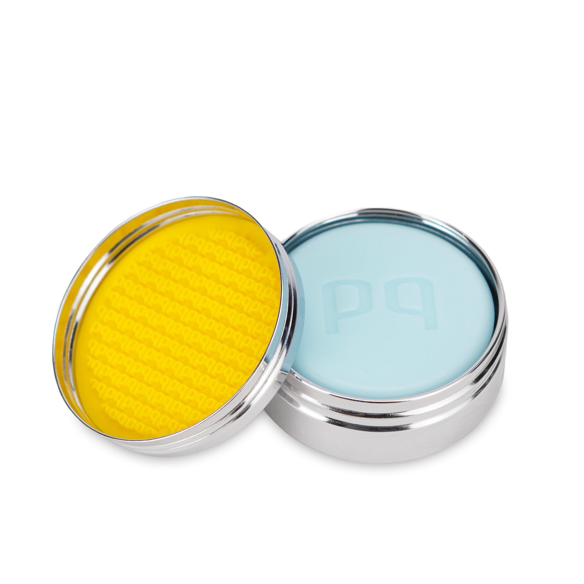 Bdellium Tools 固态化妆刷清洁皂 - 海洋微风香型（蓝色）带清洁垫，适用于专业化妆师和日常化妆刷清洁