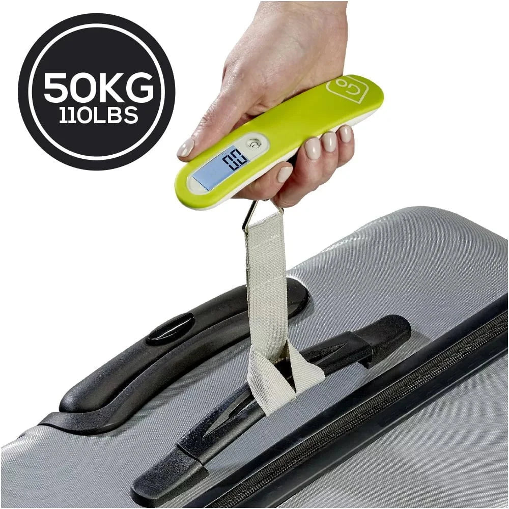 Go Travel Digital Scale - Portable Luggage Scale for Suitcases, Bags & Packages | Perfect for Air Travel, Shipping & Home Use