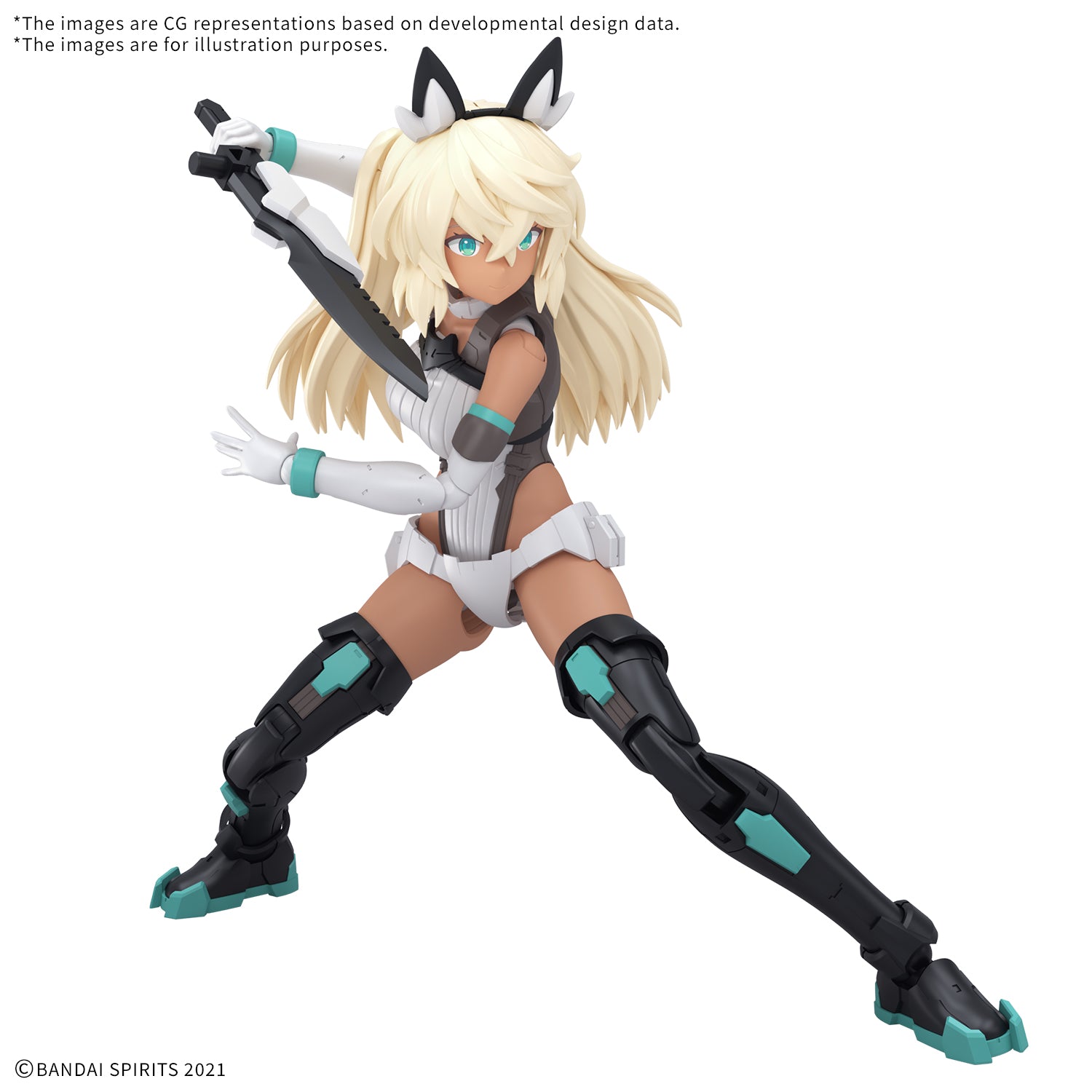 Bandai 30 Minutes Sisters 30MS #XX SIS H00 Sestieh (Color C) Model Kit - Anime Action Figure for Collectors & Hobbyists - Perfect for Display & Customization Projects